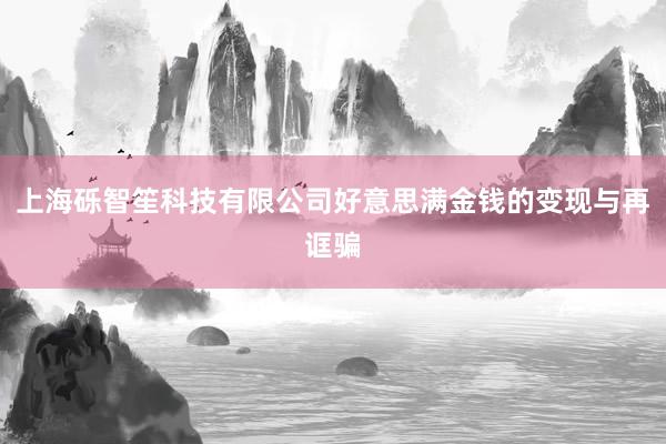 上海砾智笙科技有限公司好意思满金钱的变现与再诓骗